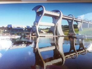 Falkirk Wheel postcard