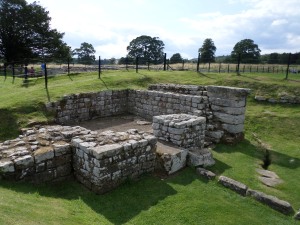 Chesters main East Gate and bit of Hadrian's Wall