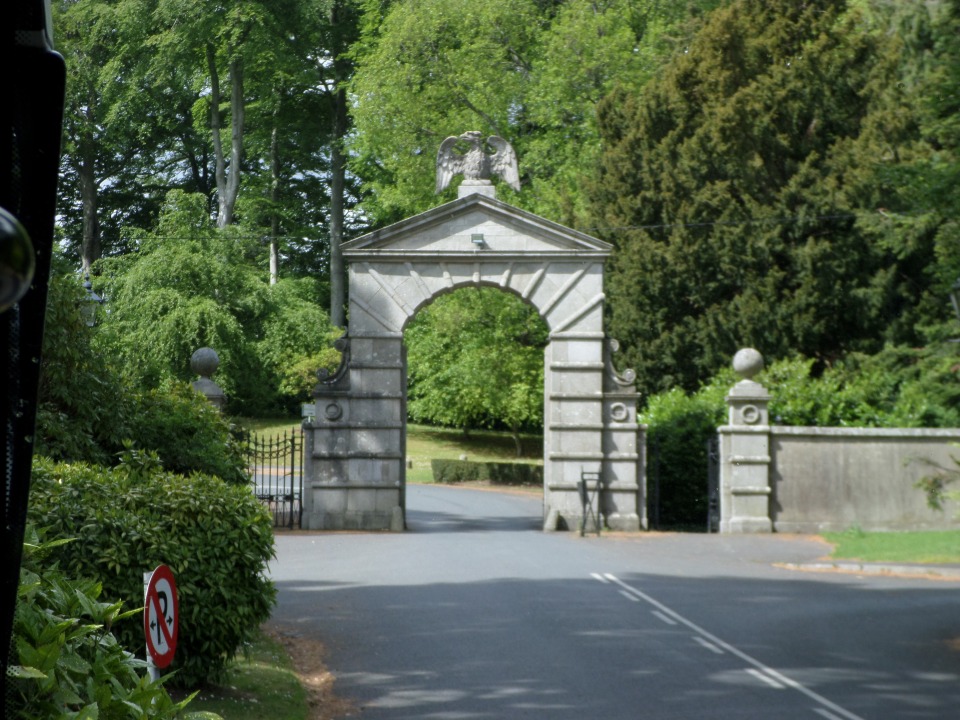 Gates to Powerscourt Estate